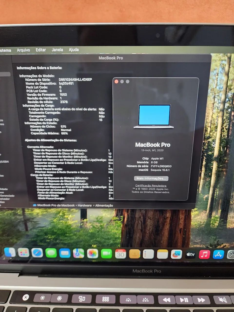 MacBook Pro M1 8gb 256SSD Touchbar 2020  - Foto 4