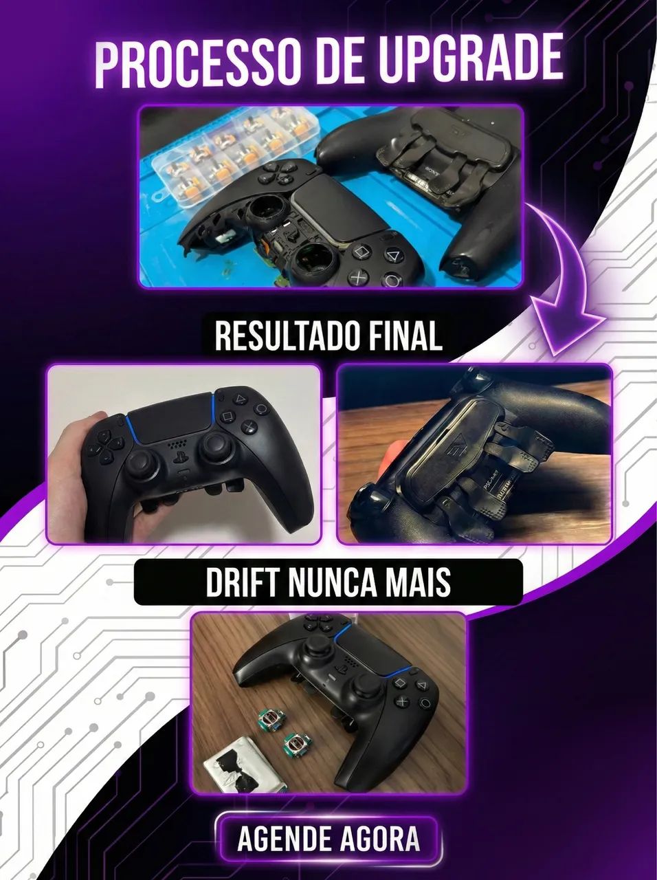 Troca de Analógico por Hall Effect (Anti-Drift) - Foto 2