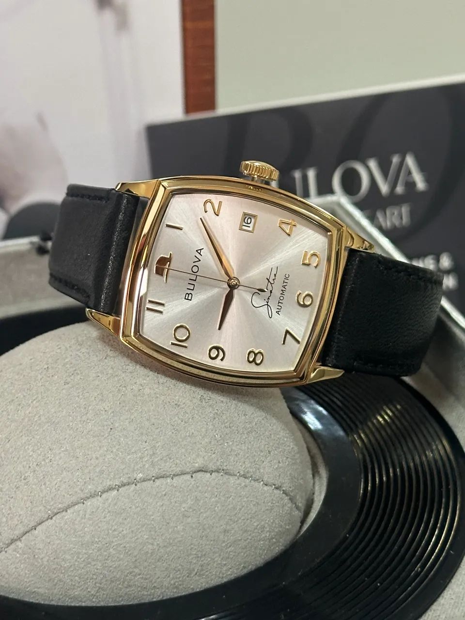 Relógio Bulova Sinatra 97b197 automático novo  - Foto 5
