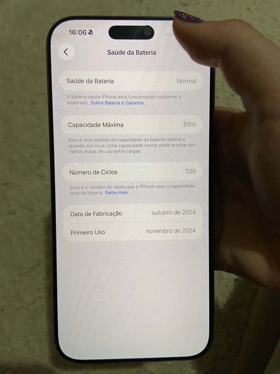 Iphone 16 Pro Max 256Gb Titânio Deserto  - Foto 2