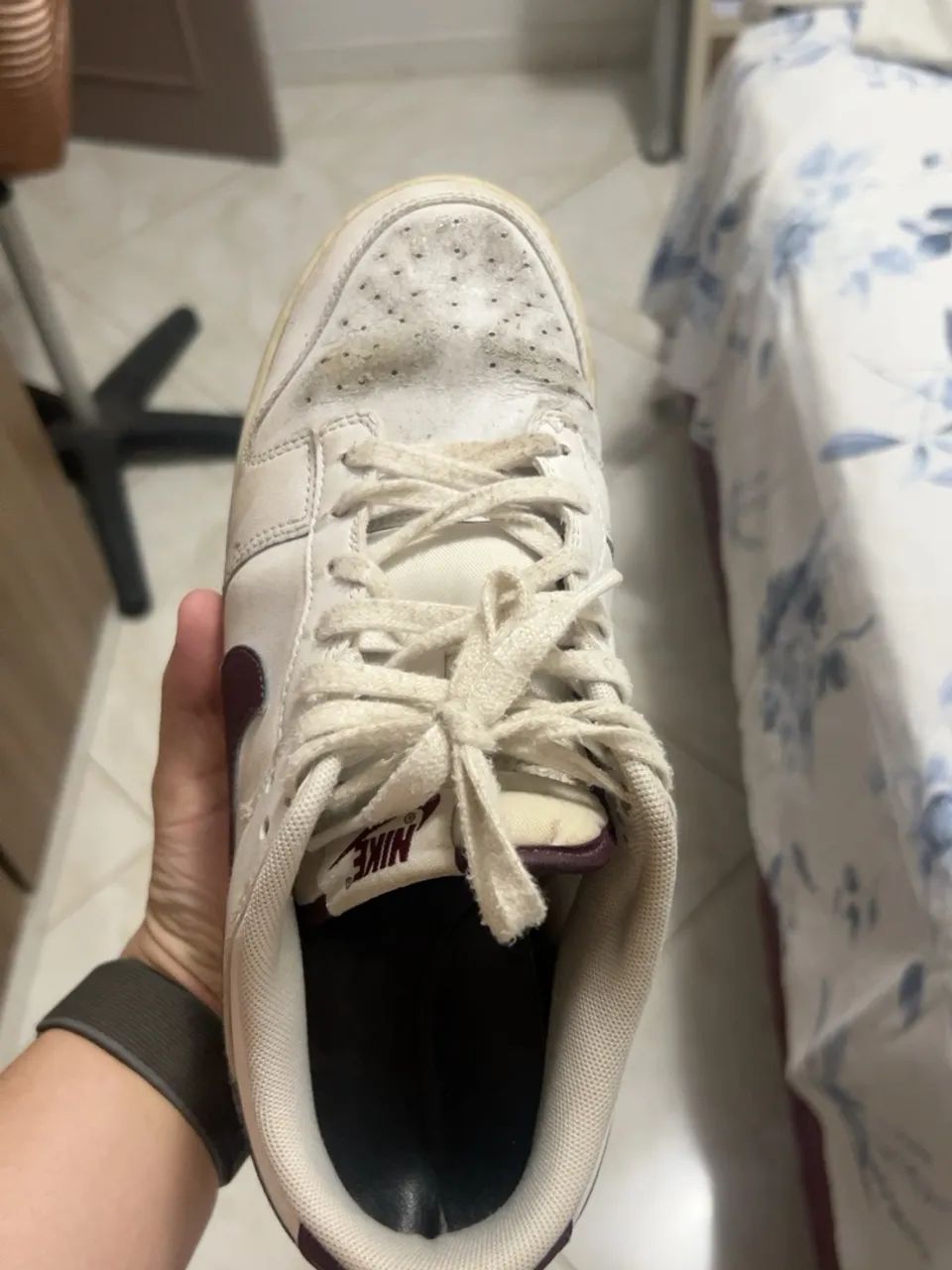 Nike Dunk Low Retro White/Night Maroon 