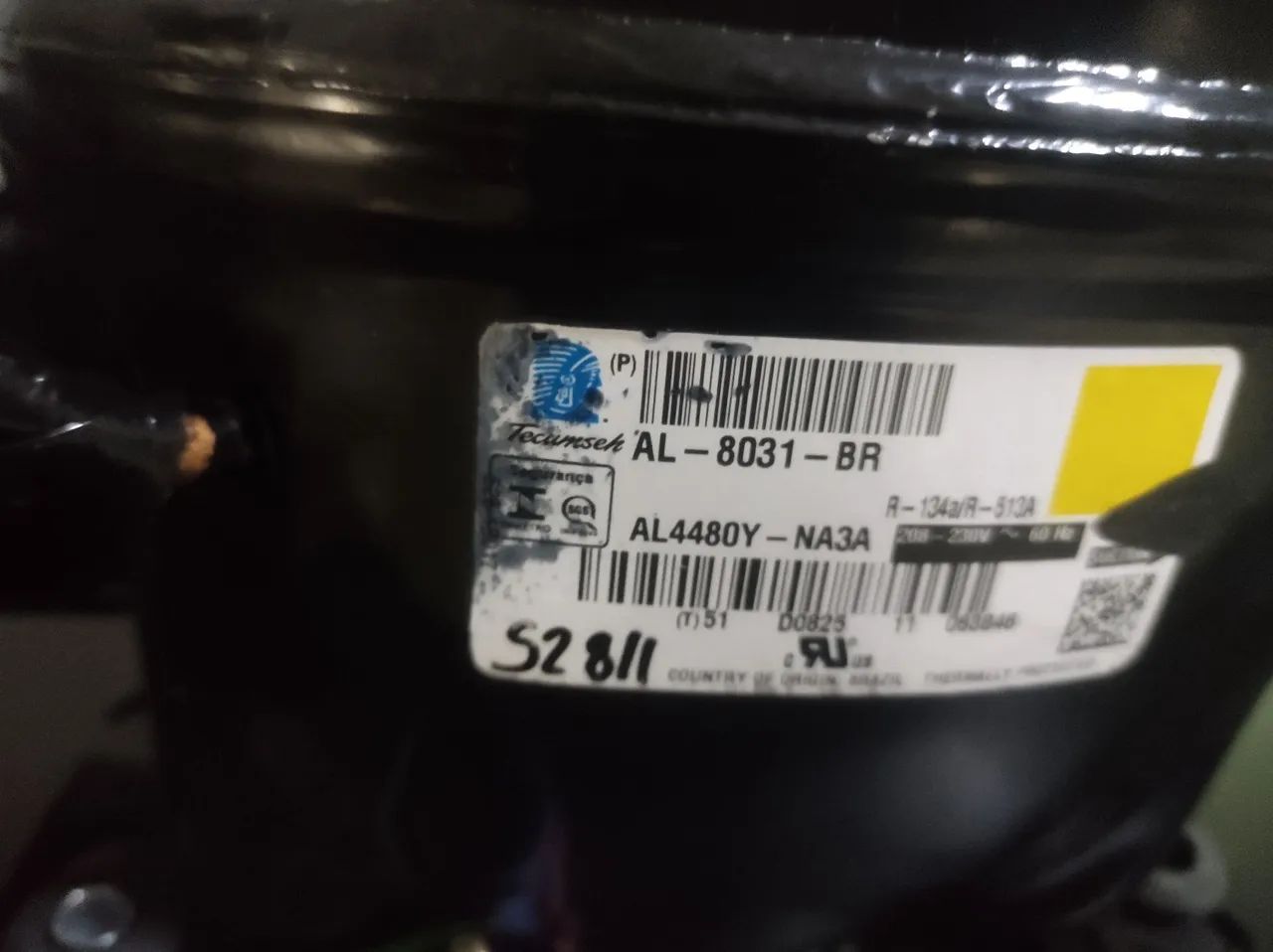 Compressor 3/4 tecumseh. 134 A 220v - Foto 4