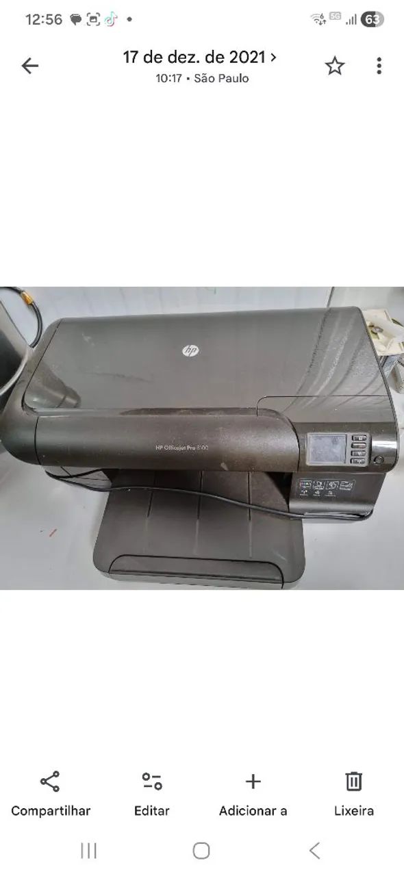 Impressora HP  Pro 8100  novinha
