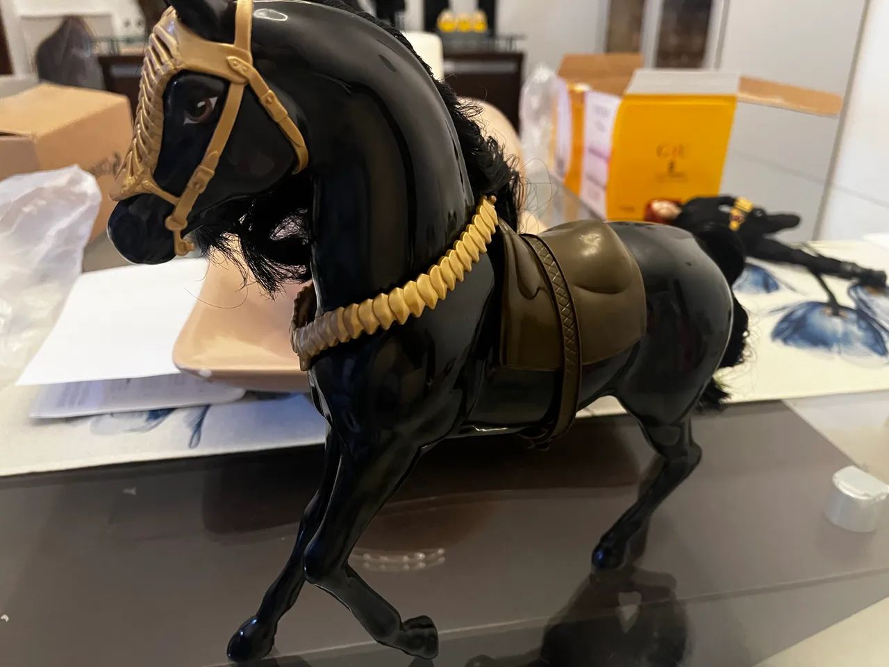 Cavalo Barbie boneca 