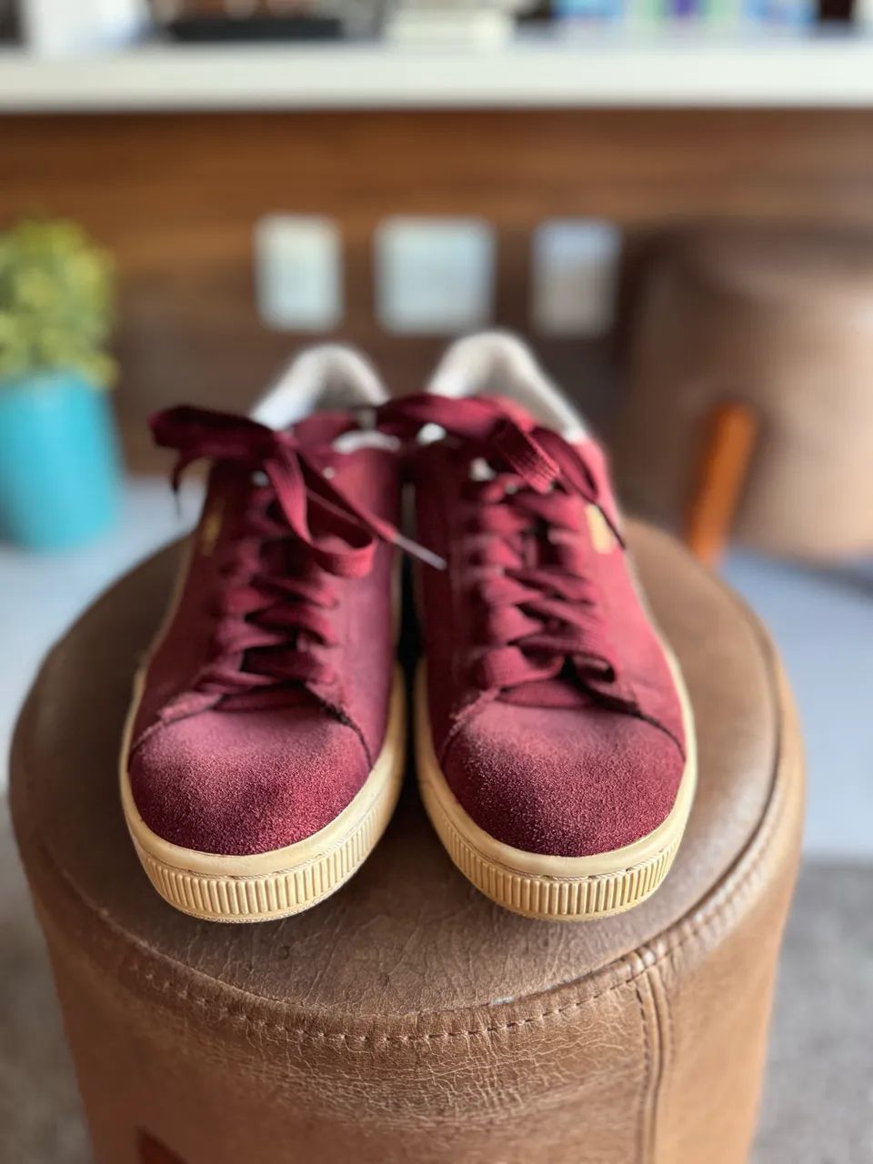 Puma suede vinho - Foto 5