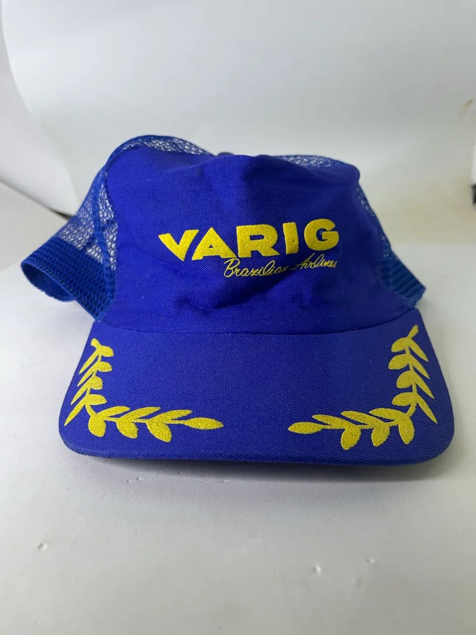 Boné piloto Varig colecionável vintage 