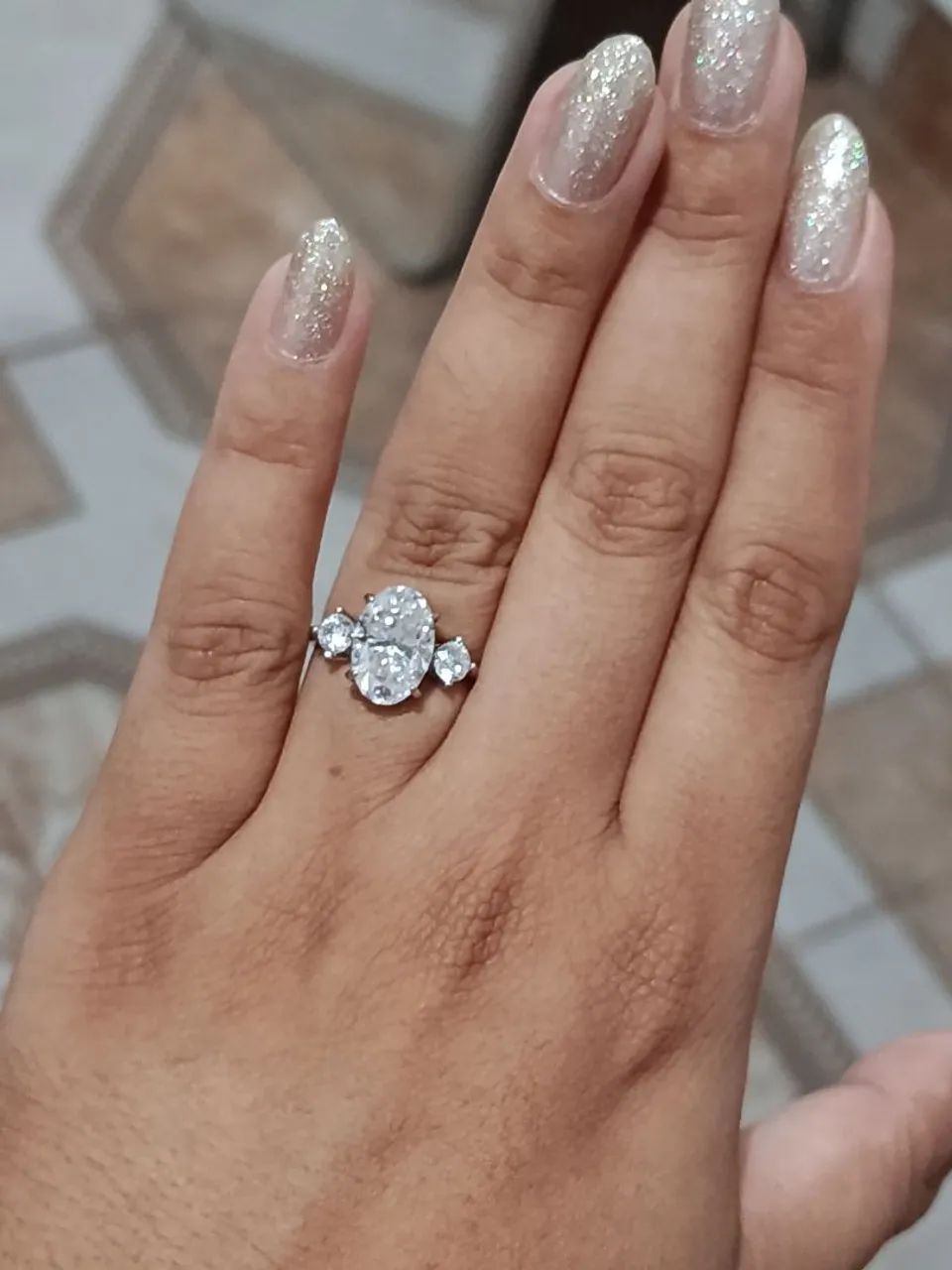 Anel moissanite tamanho 17  - Foto 4