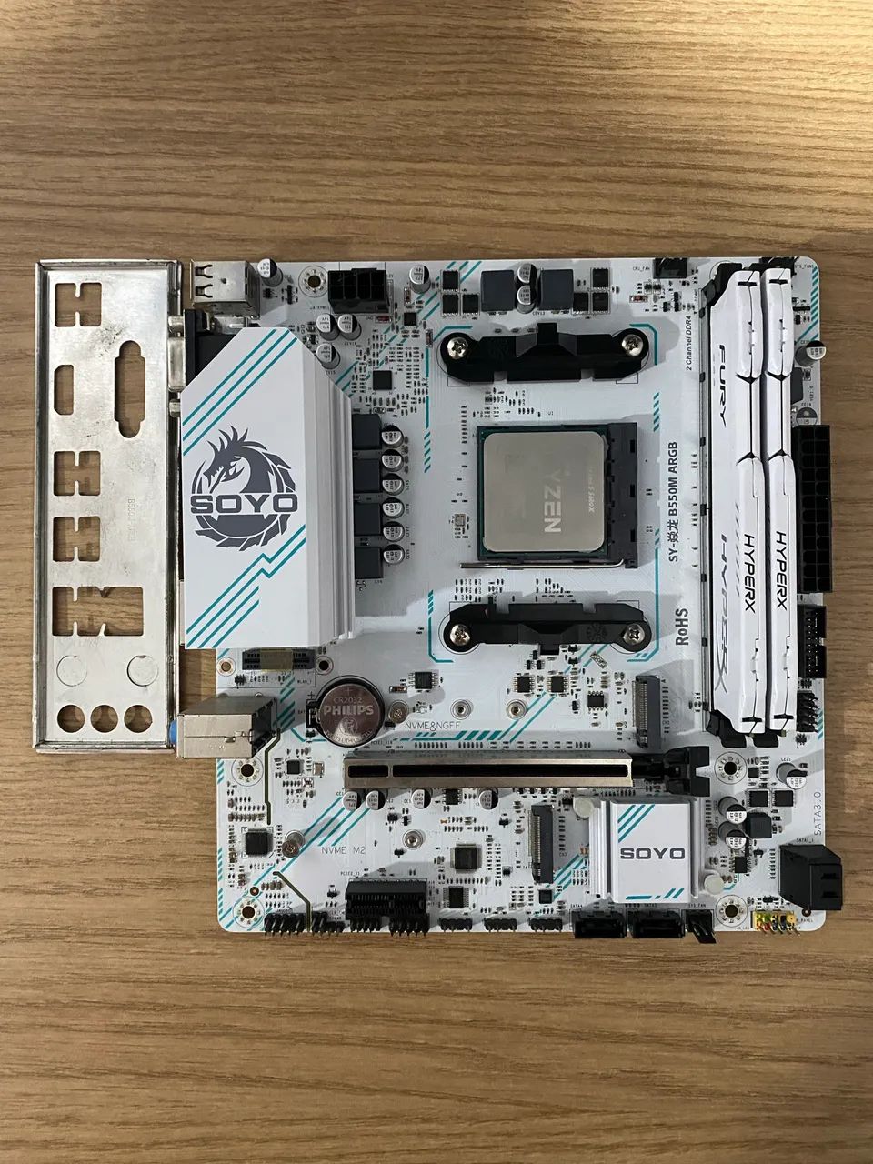 Kit placa mãe e processador Ryzen 5 com 32gb de RAM