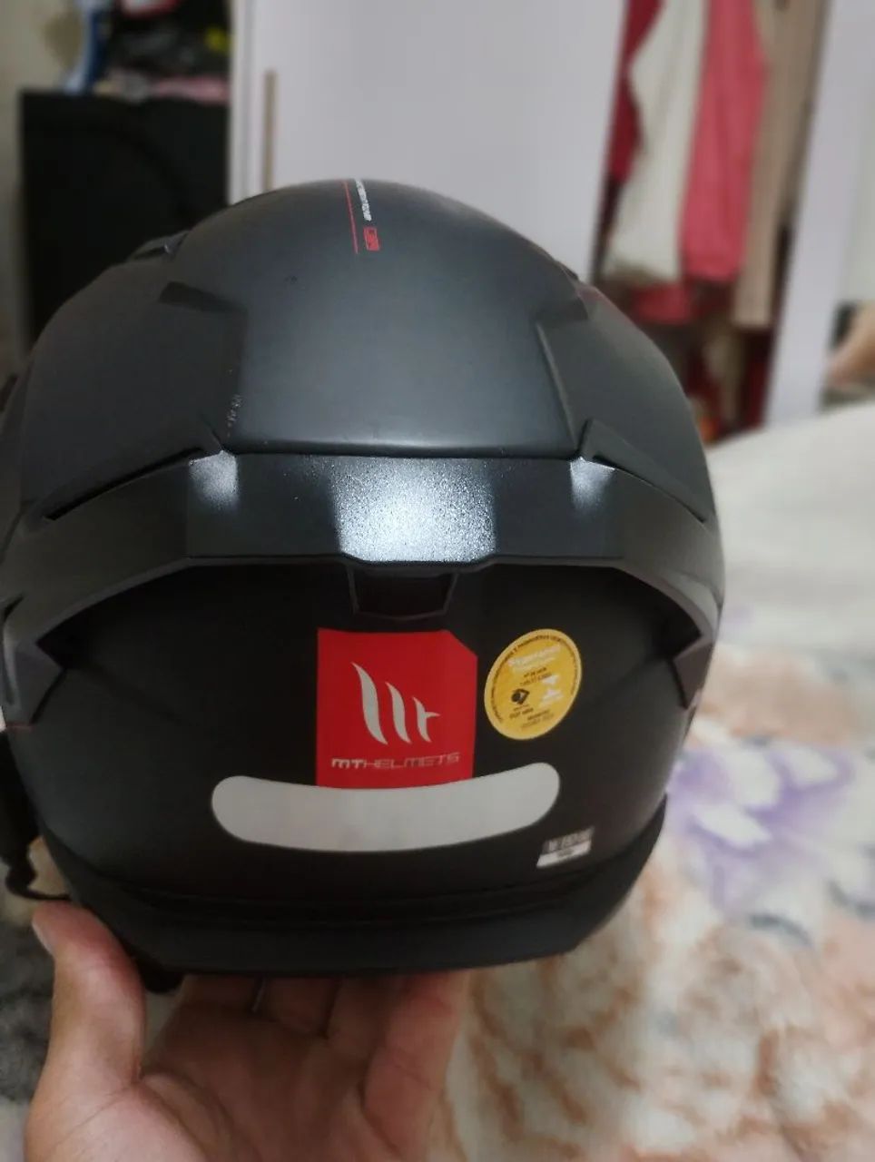 Capacete MT helmests braker com intercomunicador  - Foto 2