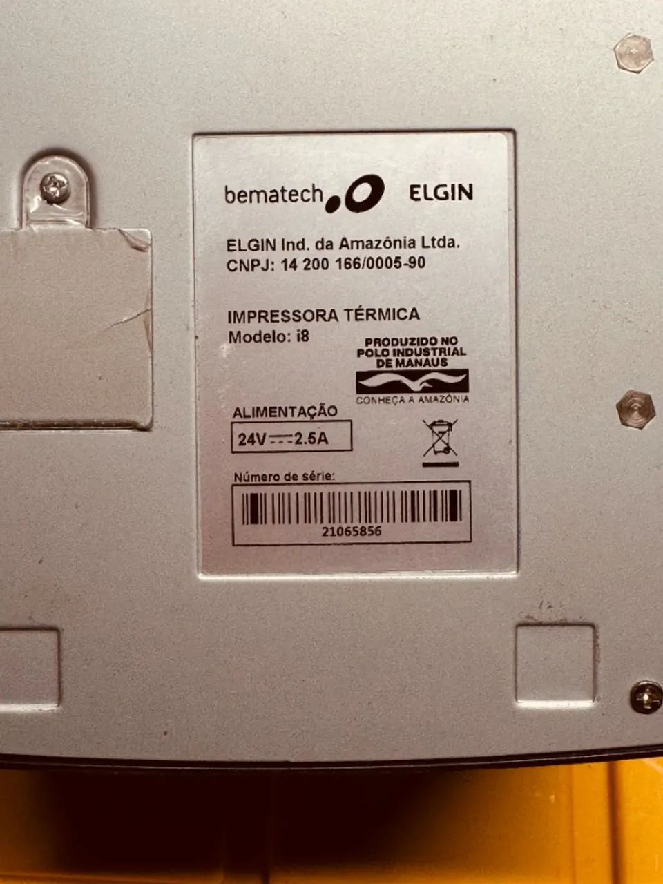 Impressora Termica i8 Elgin Bematech USB e Ethernet Brinde-> PLACA DE REDE ETHERNET - Foto 3