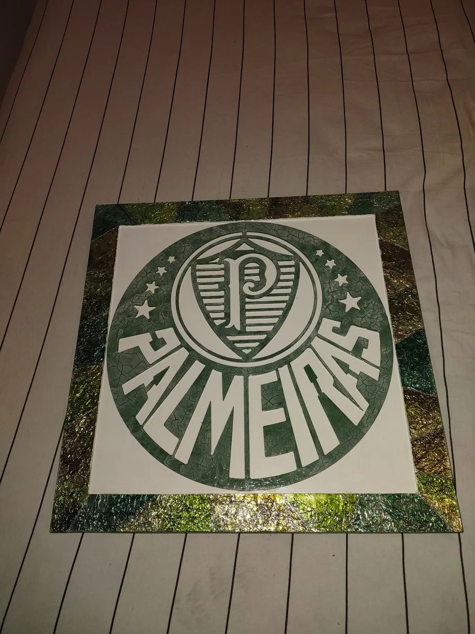 Quadro decorativo do palmeiras 