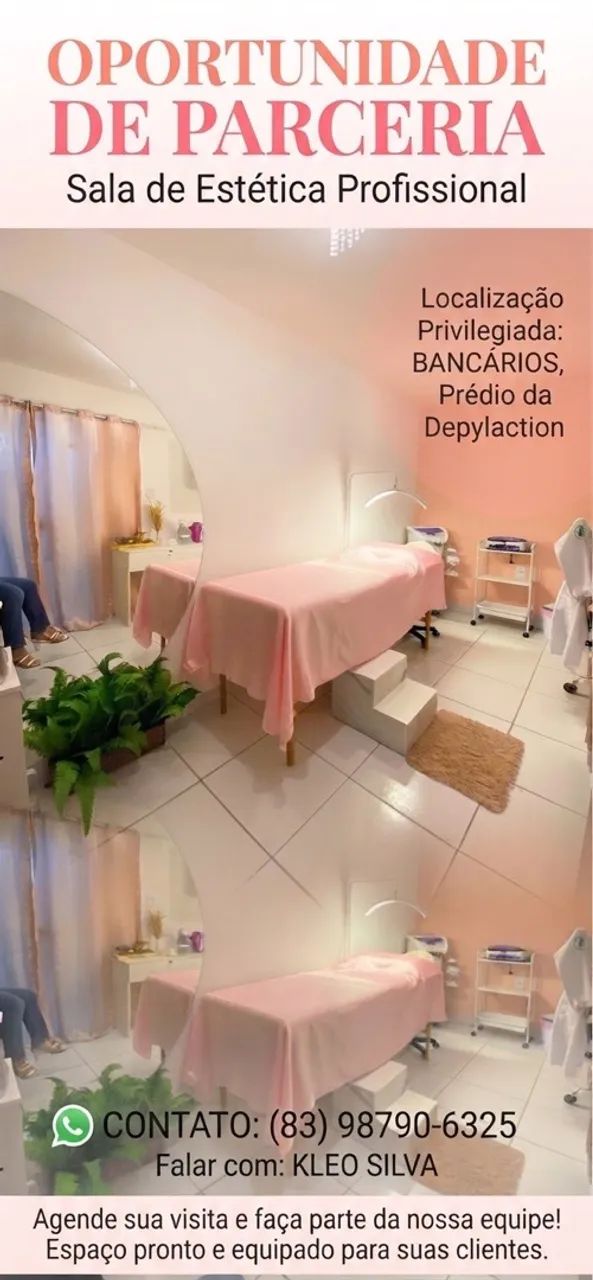 Parceria para sala de estética ! 