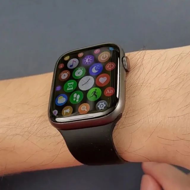 Relógio Inteligente W28 Pro Série 8 Watch 8 45mm Com Chamada Bluetoothe NFC entrega gratis - Foto 4