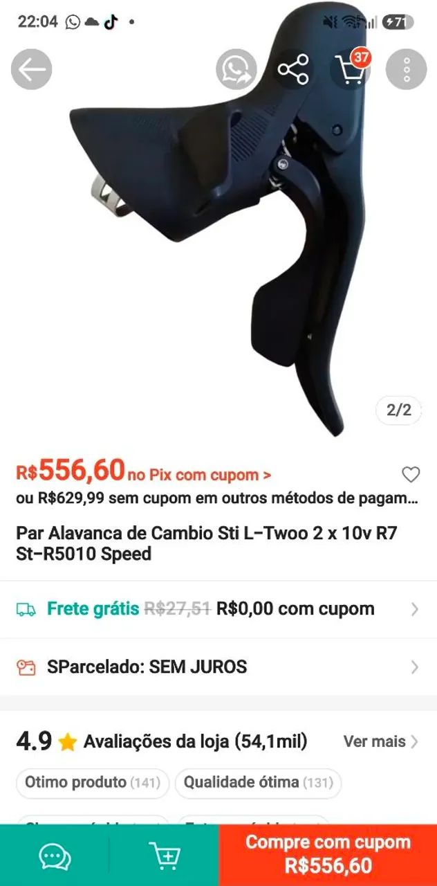 Alavancas de câmbio L-twoo 2x10 - Foto 4