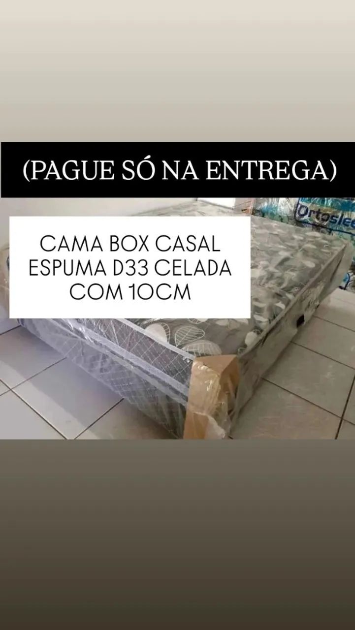 Unibox Casal - cama conjugada box ( espuma D33 )