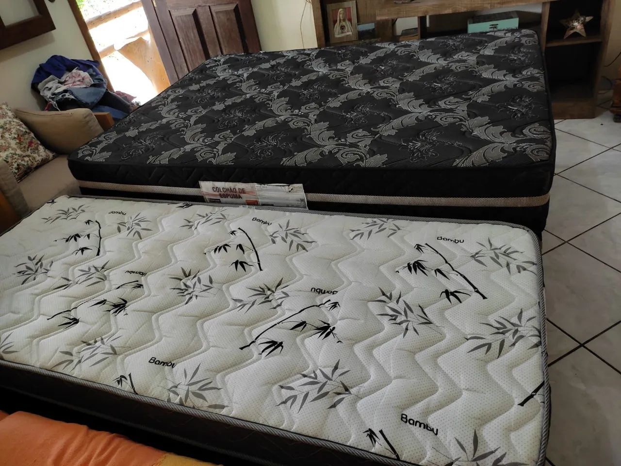 Cama box + colchão ( Tenho de Casal e solteiro) - Foto 3