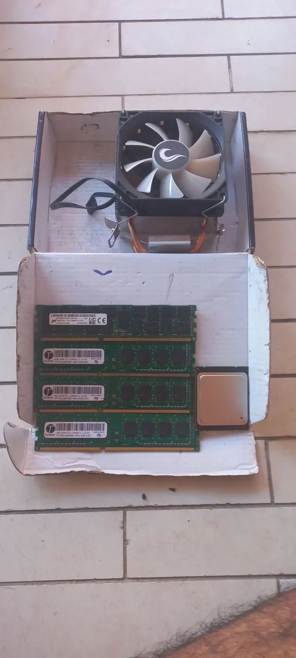 Kit processador, memória ram, cooler