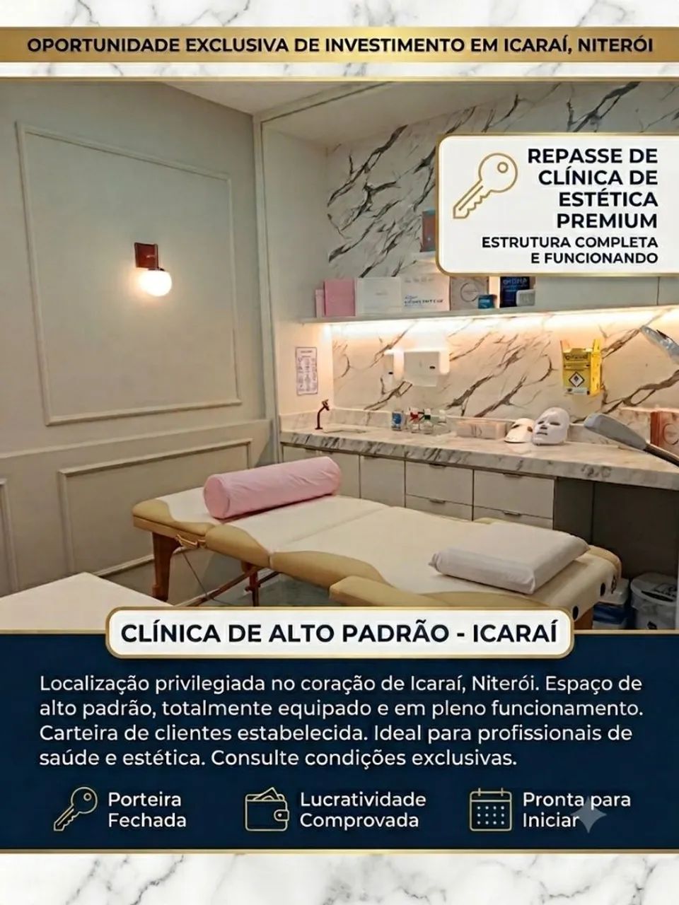 Repasse franquia de clínica de estética 