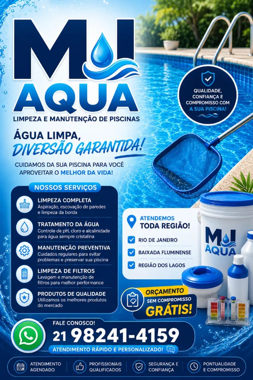 Limpeza e Manutenção de Piscinas 