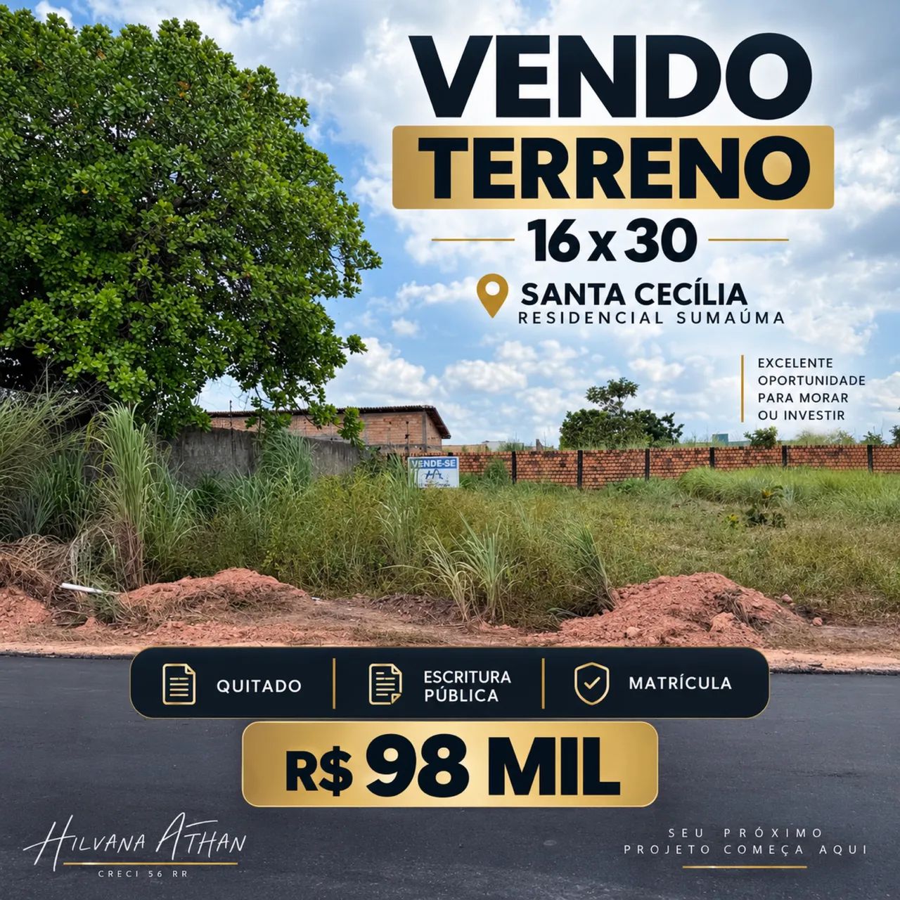 TERRENOS NO CABURAÍ E SANTA CECÍLIA QUITADO  - Foto 2