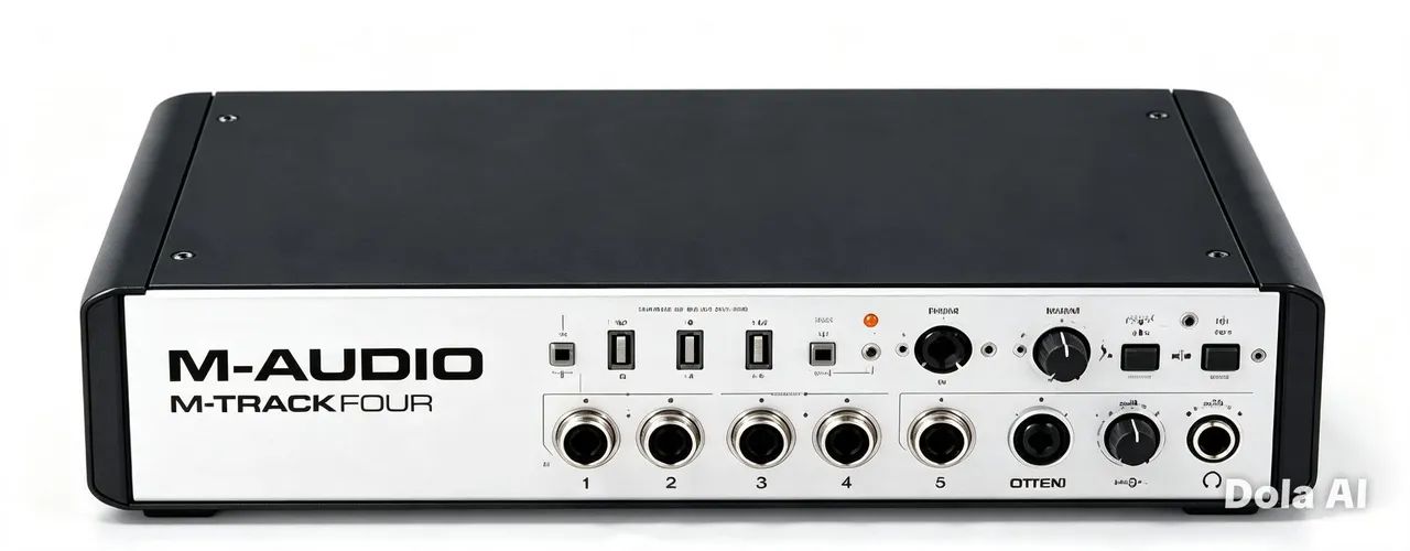 Interface de audio M audio M track  four