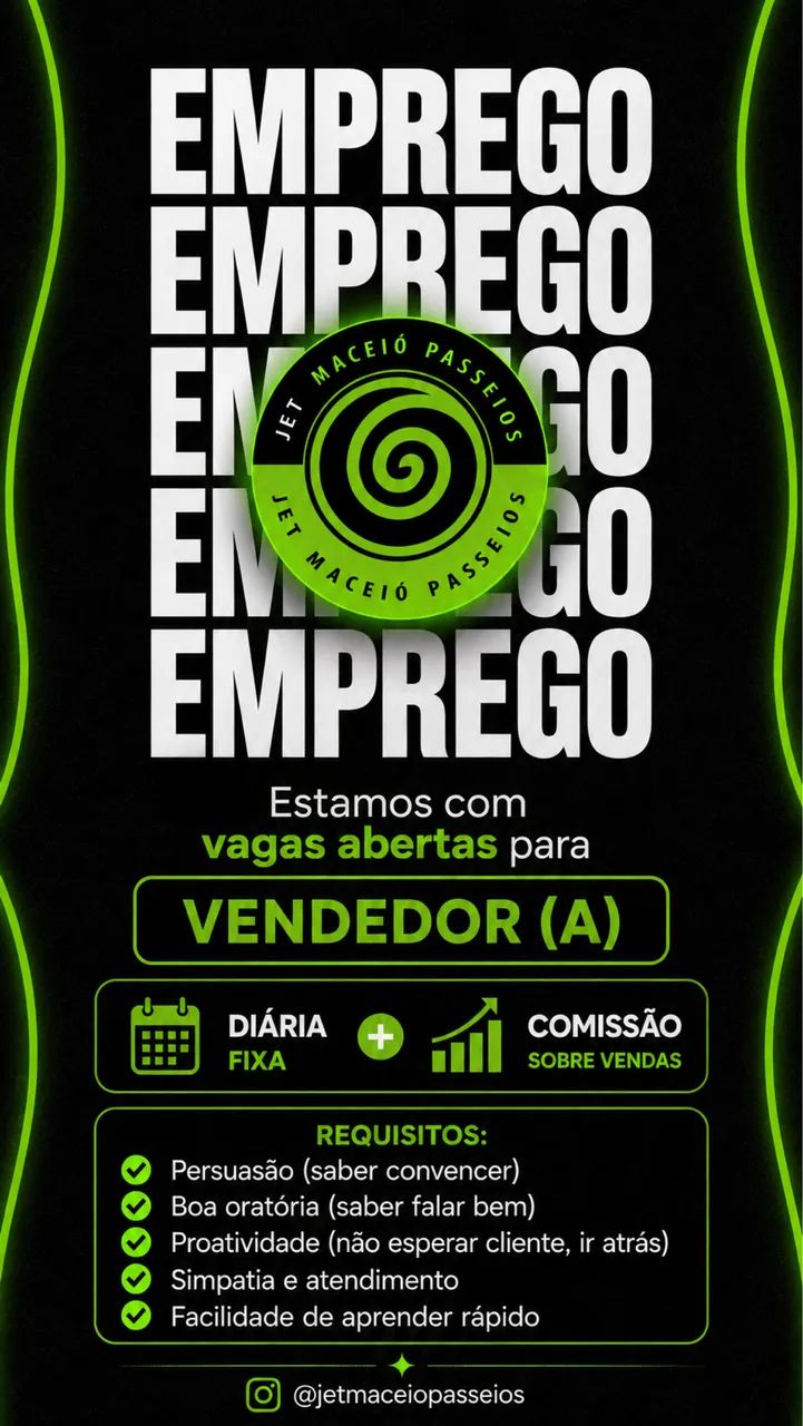 ? VAGA - VENDEDOR(A) DE PASSEIOS  - Foto 2