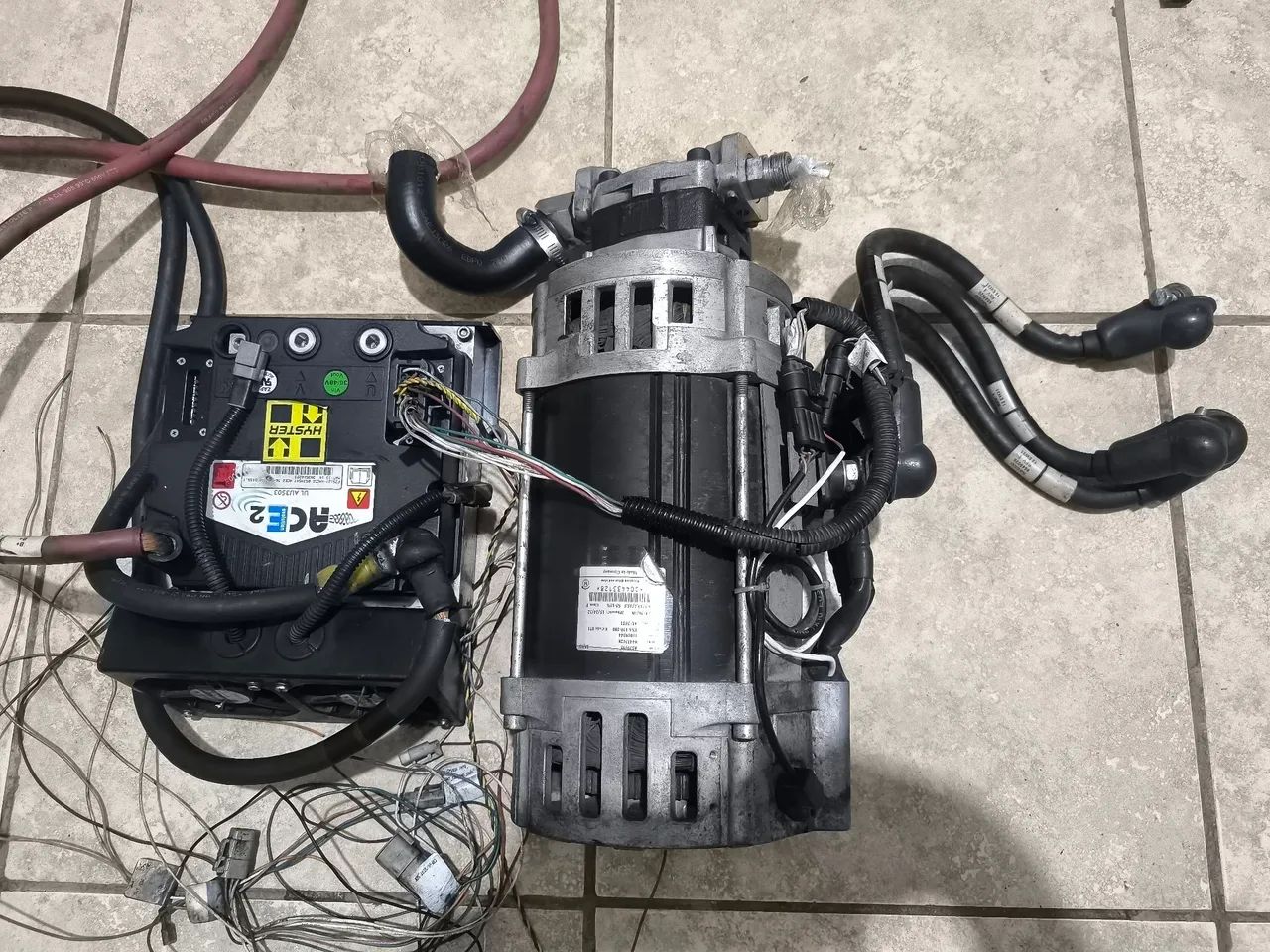  motor e controladora elevação de empilhadeira 