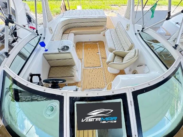 Lancha Real 30 pés com parelha Diesel (Ñ Focker, fs, nx, ventura, triton, coral, mestra) - Foto 5