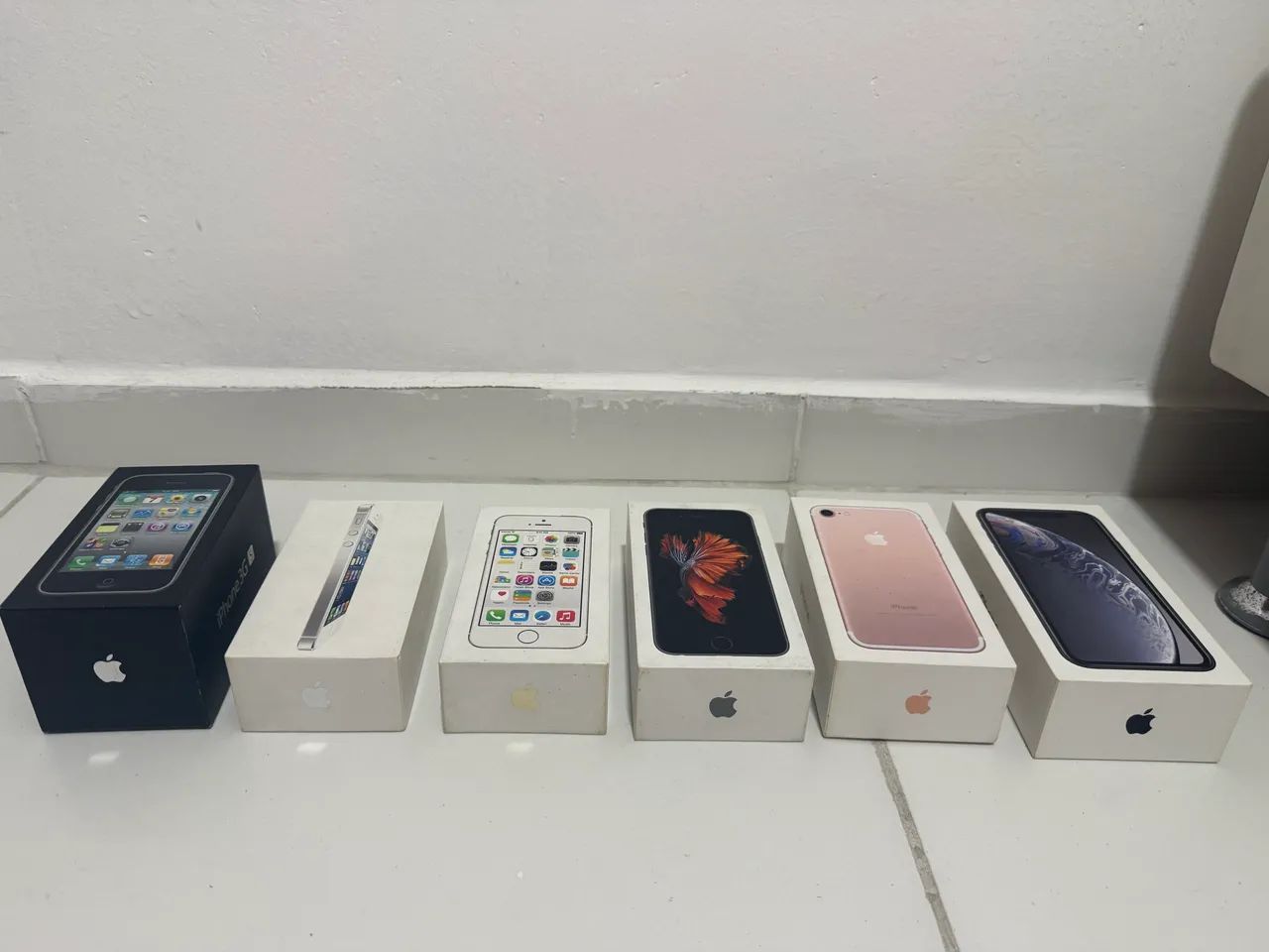 Caixas de IPhone 3s, 5, 5s, 6s, 7, XR - Foto 5