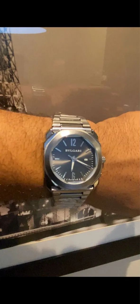 RELÓGIO DE PULSO BVLGARI PRIMEIRA LINHA  - Foto 4