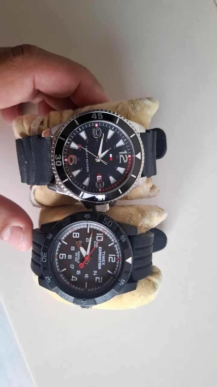 Relógios TIMEX e Tommy Hilfiger