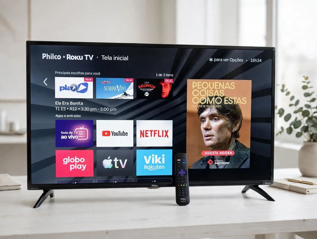 Smart tv de 43 polegadas nova