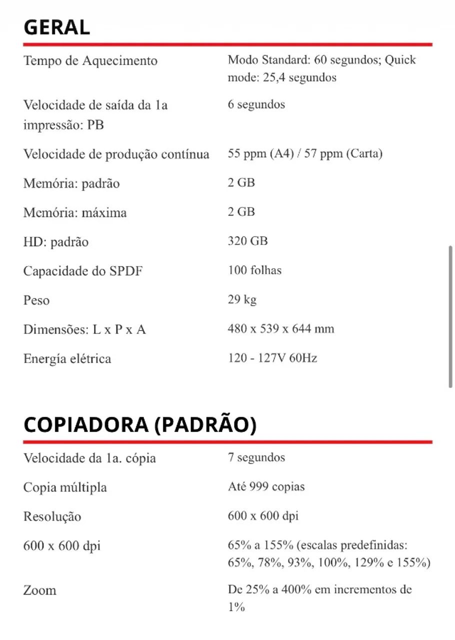 Impressora multifuncional RICOH IM 550F - Foto 4