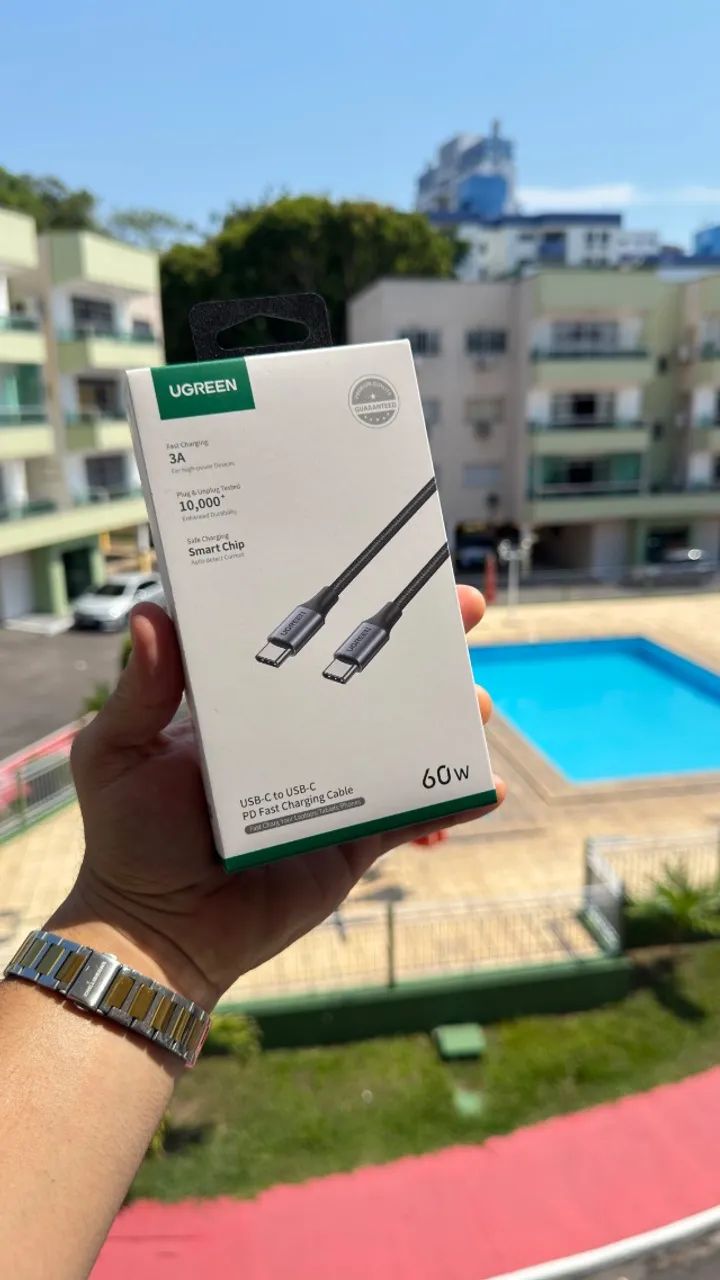 Cabo USB-C para Android e Apple 