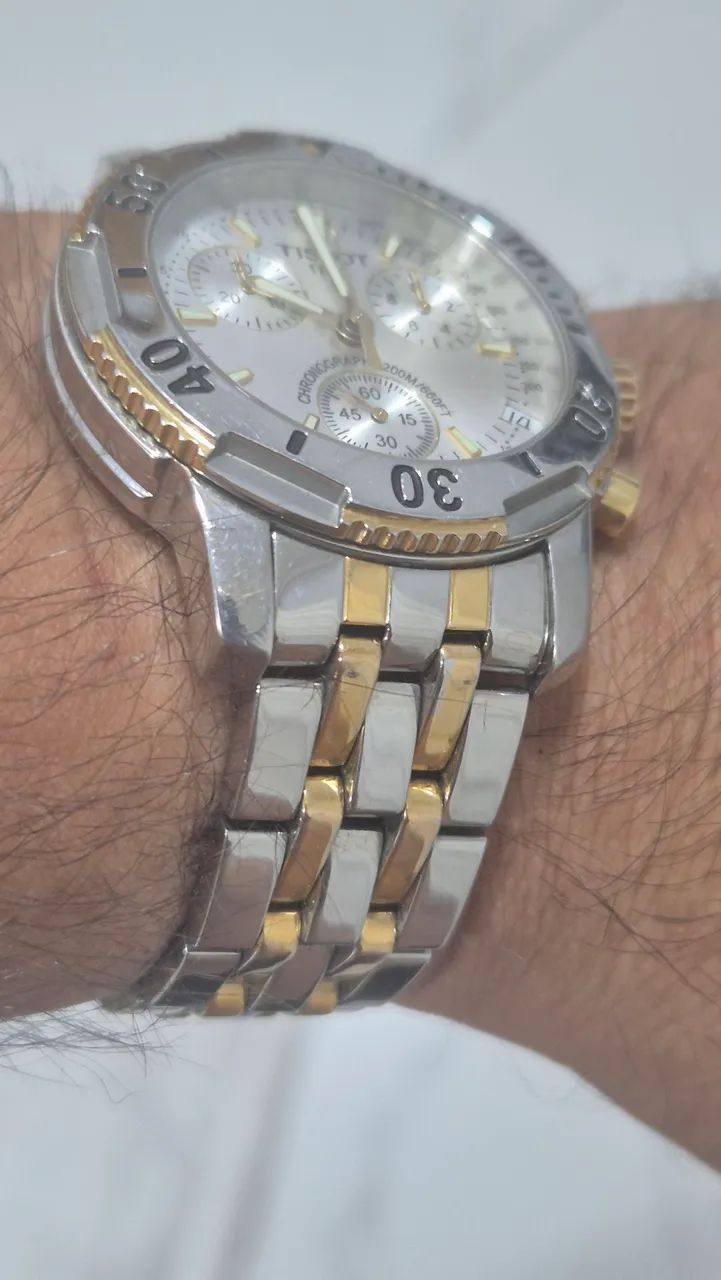 Relógio TISSOT PRS-200  CRONÓGRAFO   -  ORIGINAL - Foto 4