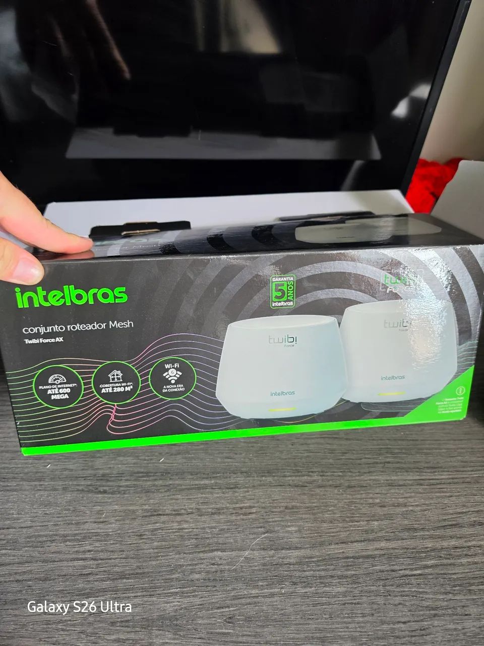 Roteador / repetidor Wi-Fi 6 Intelbras Twibi Force - Foto 3