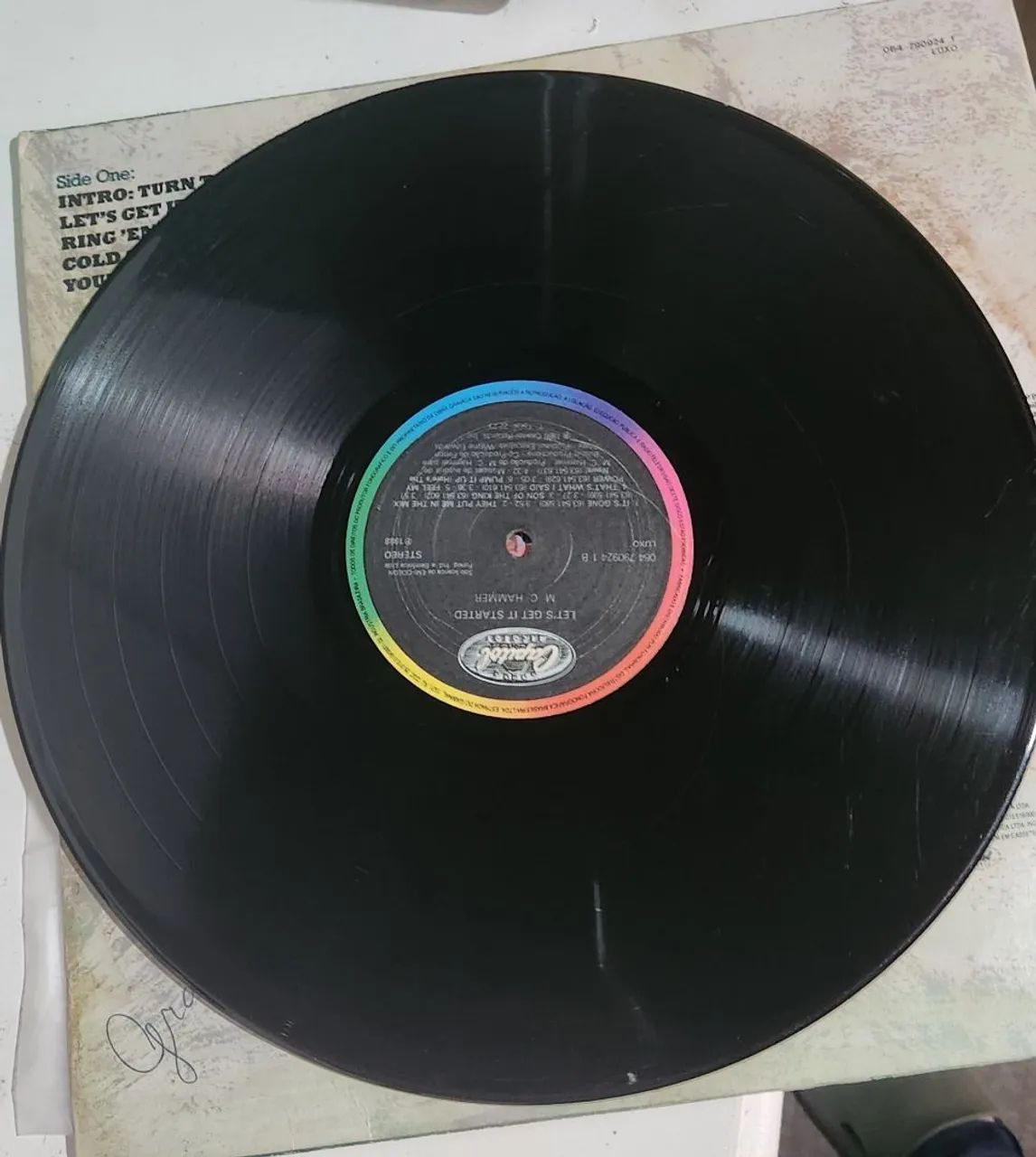 Disco vinil MC HAMMER "LET'S GET IT STARTED" lp - Foto 3