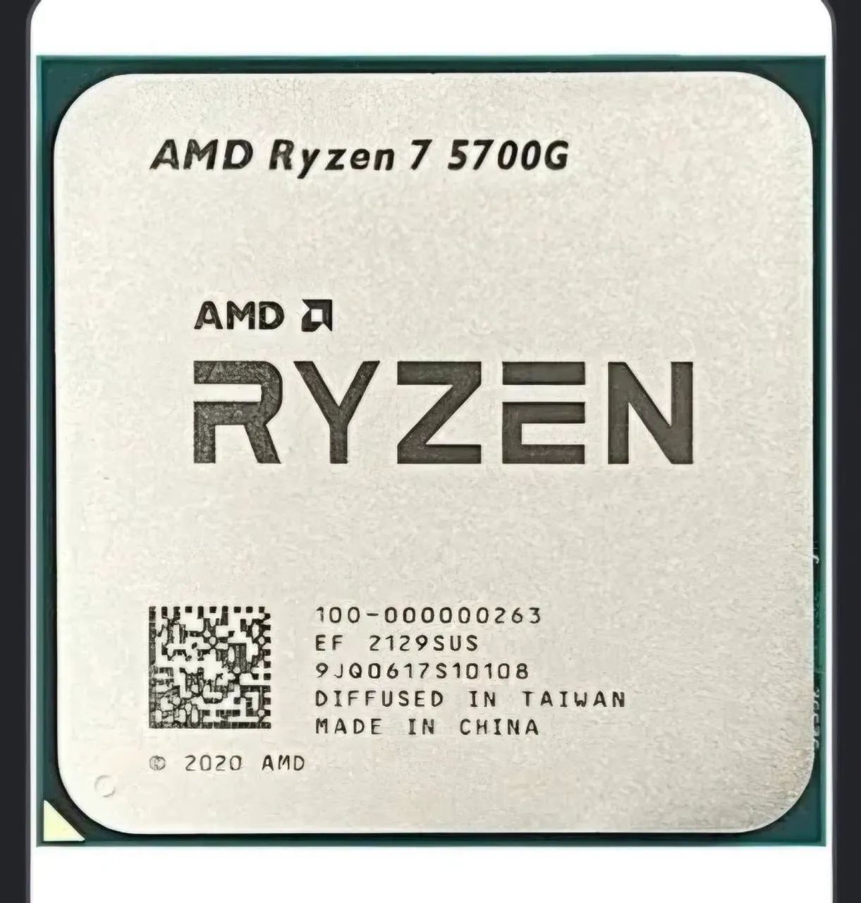 RYZEN 7 5700G COM CAIXA E COOLER ORIGINAIS
