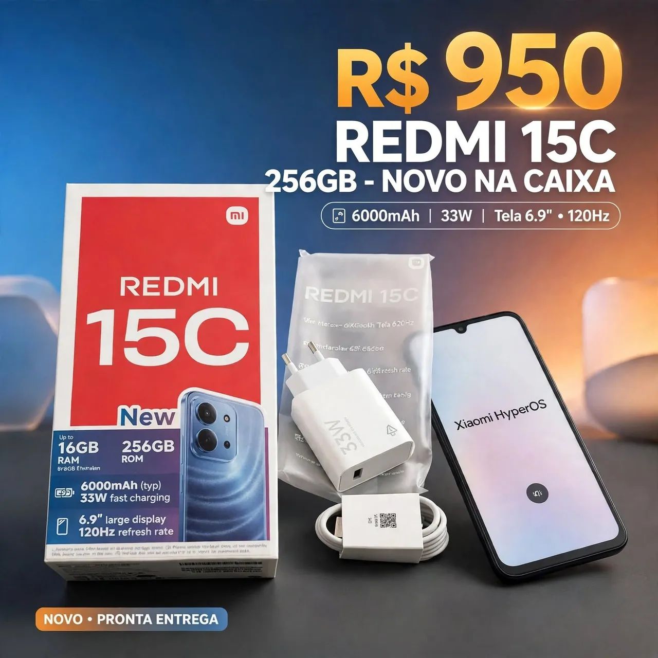 Celular novo sem uso