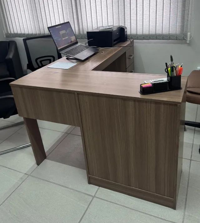 Mesa e estante de escritório  - Foto 4