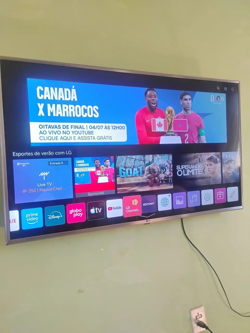 Smart tv LG 50 polegadas webos comando por voz  - Foto 2