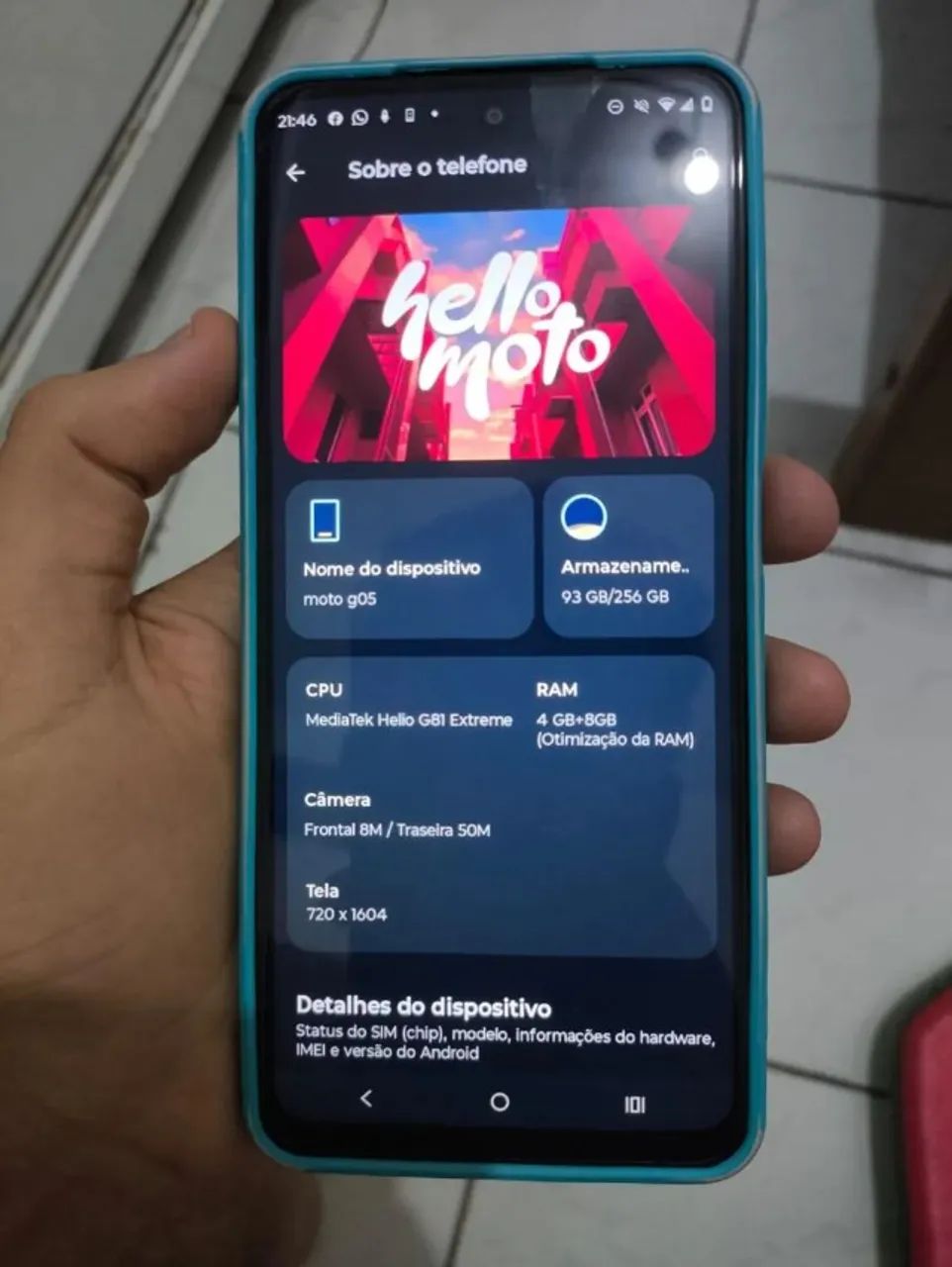 Moto G completo caixa e nota fical - Foto 2