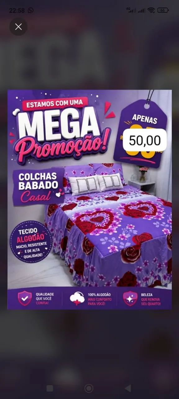 Colchas casal padrão  - Foto 3