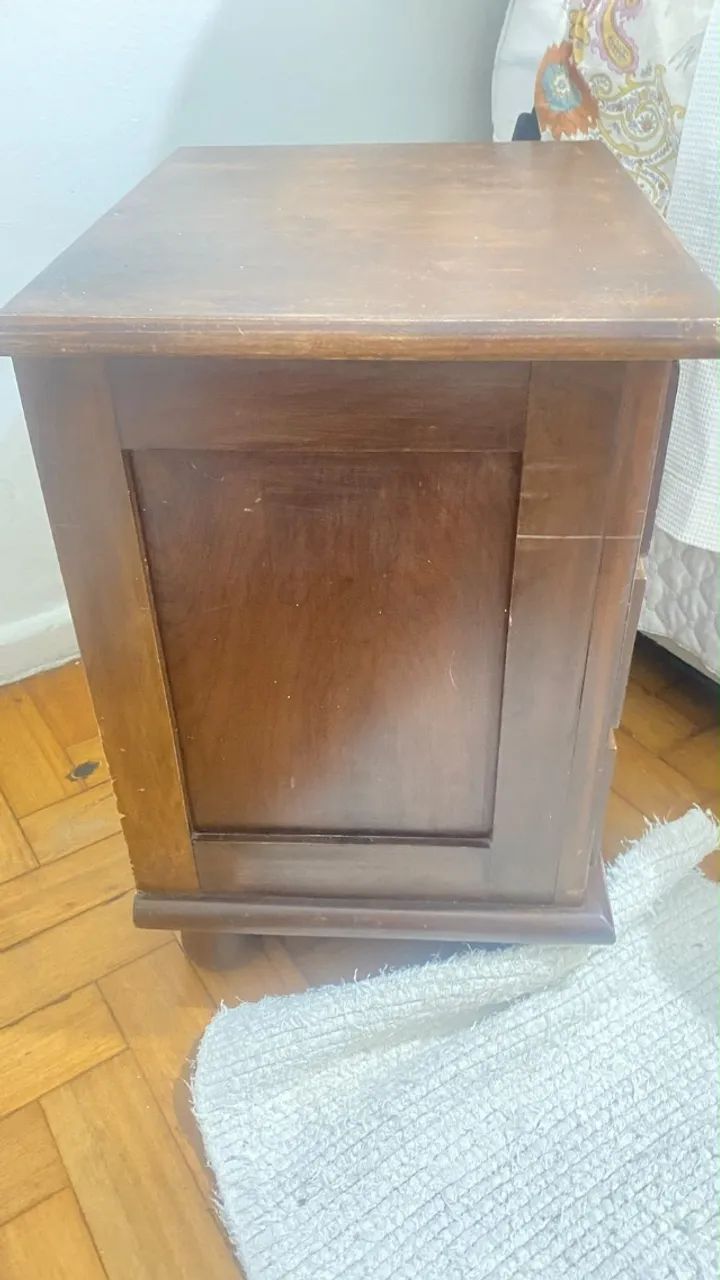 Mini Comoda | Mesa de Cabeceira | Antiga | Madeira - Foto 4