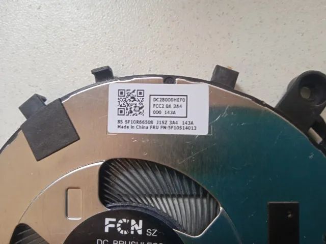 Cooler original Notebook Lenovo P/N 5f10s14013 - Foto 3