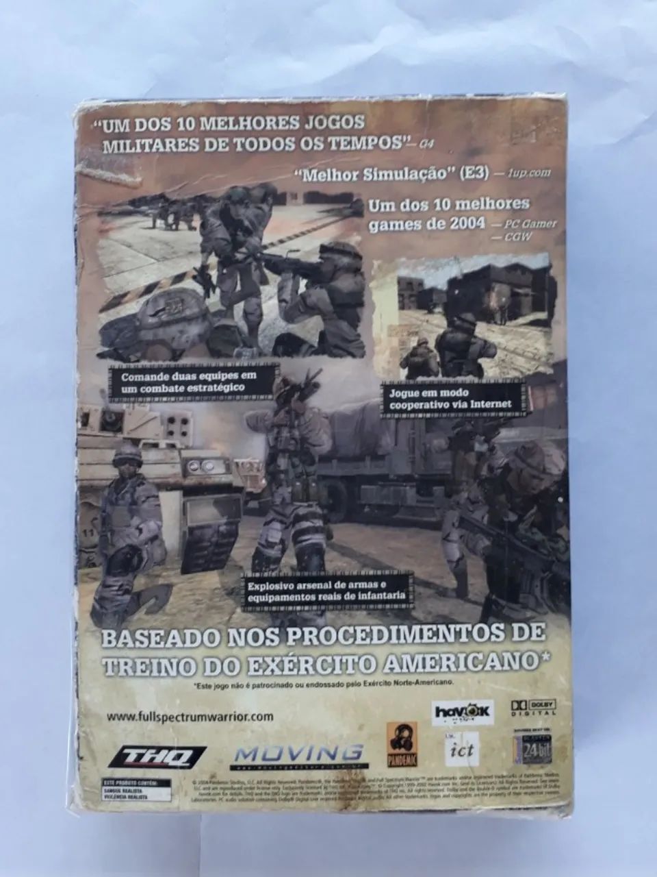 cd de jogo warrior full spectrum premiado excelente estado 57cx