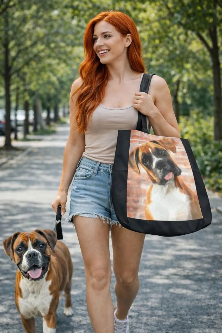 Bolsa estampa cachorro Boxer - Foto 3