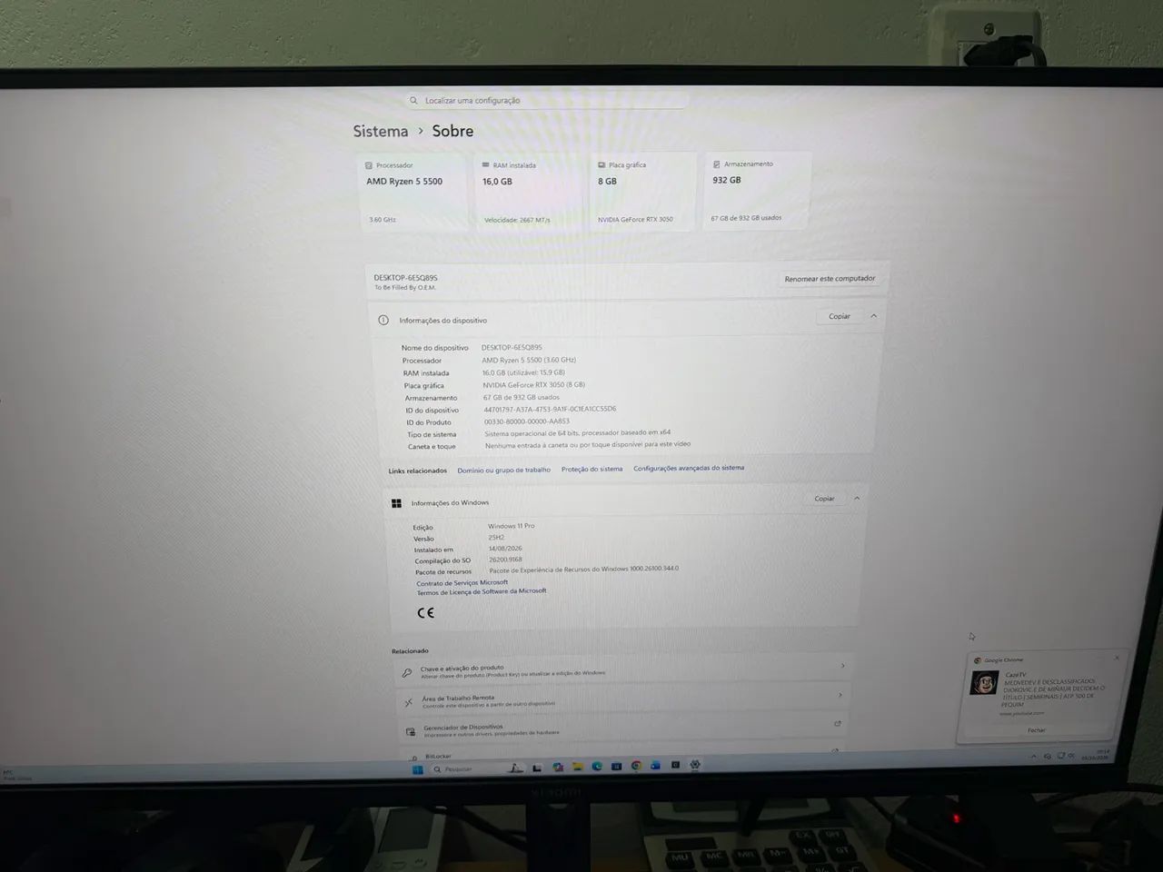 CPU GAMER RYZEN 5 5500 - Foto 3