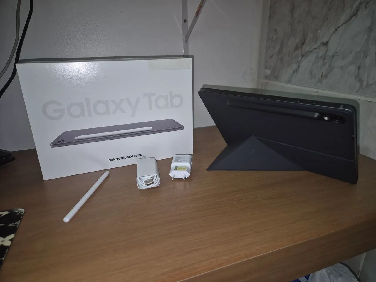 Tablet Galaxy Sansumg S10 lite 128g com chip 5G - Foto 5