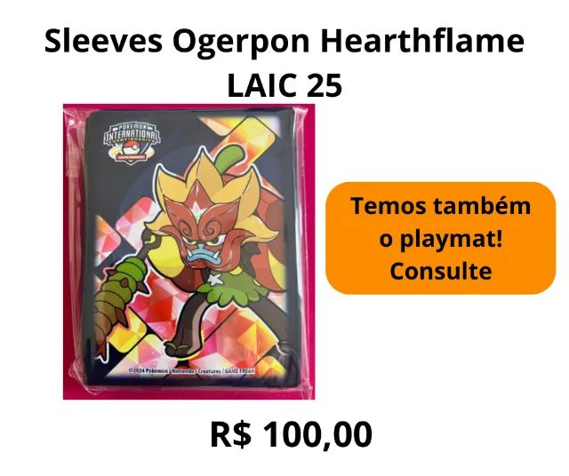 Pokémon - Sleeves protetores de cards EXCLUSIVOS dos torneios internacionais - Foto 2